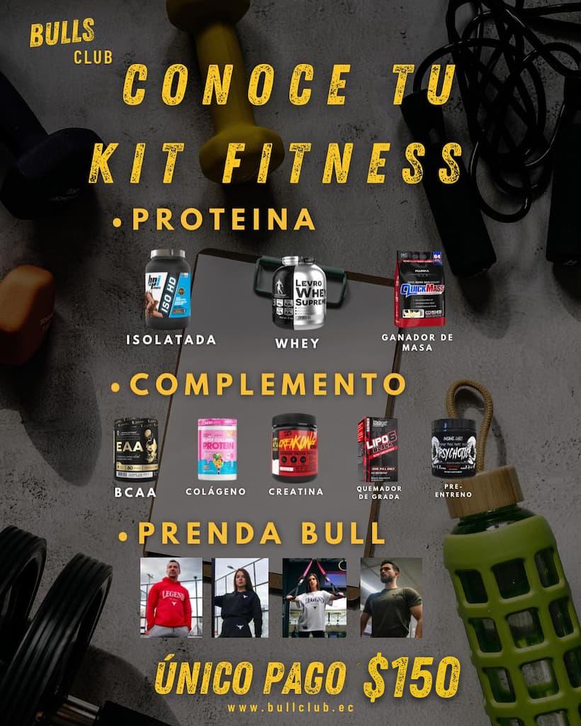 Membresia Bull Club: Kit Fitness